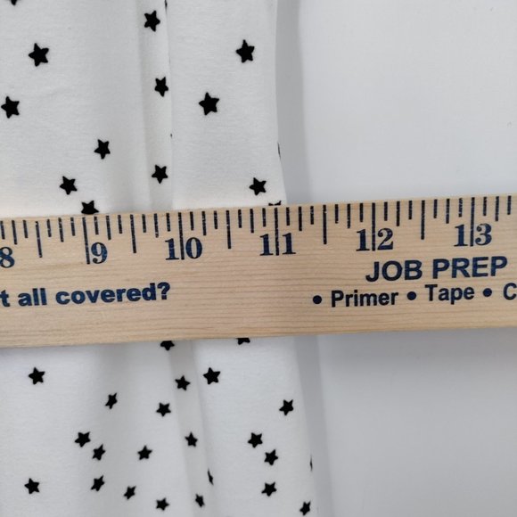 Forever 21 Knit Dress - Cream/Black Stars Printed - Small - Picture 9 of 11